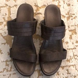 NAOT Bronze Metallic Dress Sandals